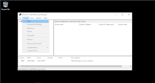 iis clustering setup step 11
