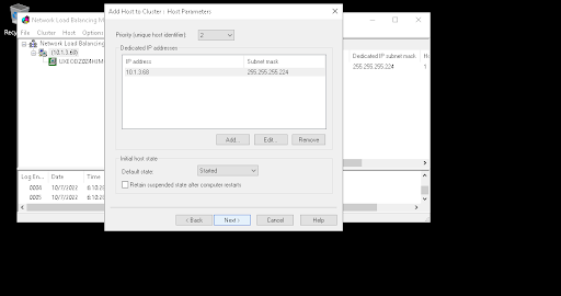 iis clustering setup step 19