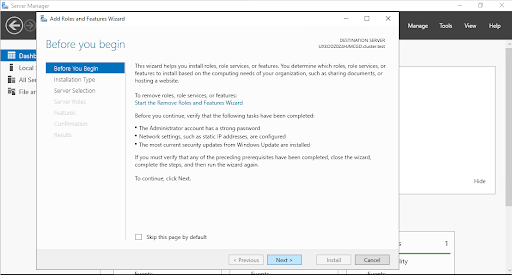 iis clustering setup step 2