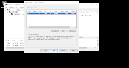 iis clustering setup step 20