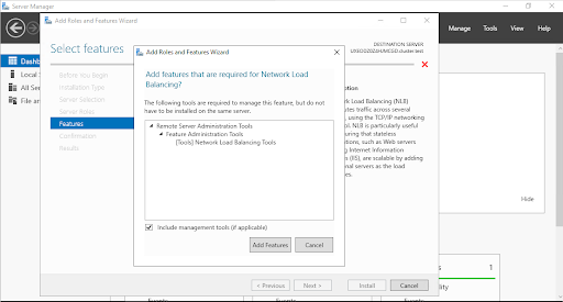 iis clustering setup step 7