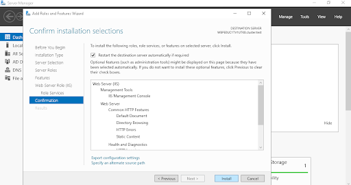 iis load balancer setup step 10