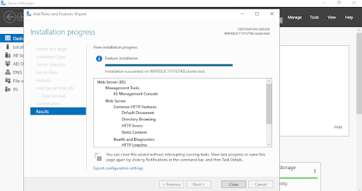 iis load balancer setup step 11