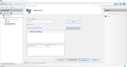 iis load balancer setup step 25