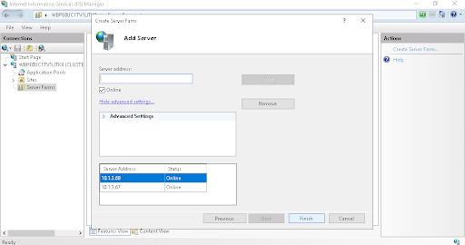 iis load balancer setup step 26